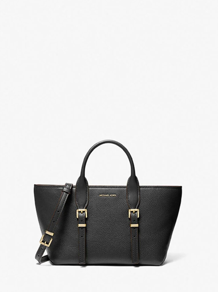 Moore Small Pebbled Leather Satchel