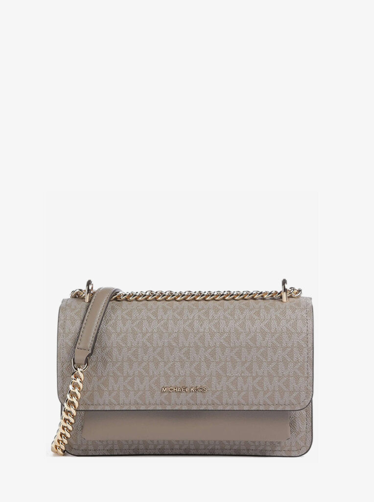 Claire Large Signature Logo Shoulder Bag