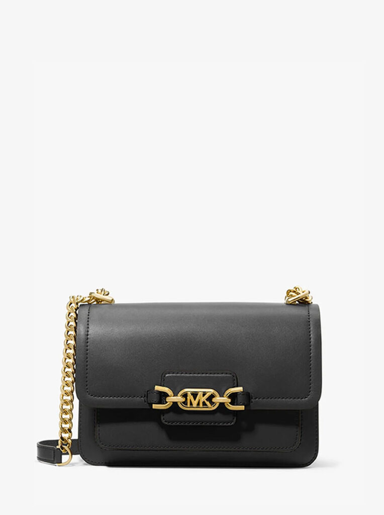 Heather Large Leather Shoulder Bag