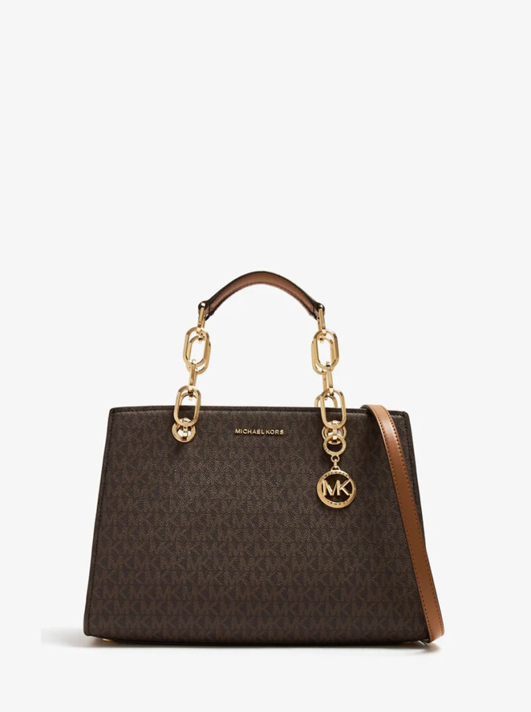 Cynthia Small Signature Logo Satchel