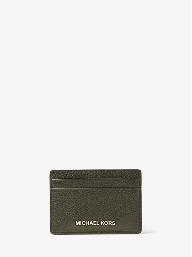 Pebbled Leather Card Case
