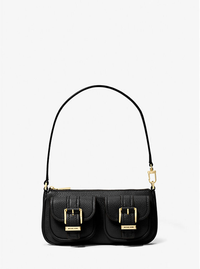 Zoe Small Pebbled Leather Pochette