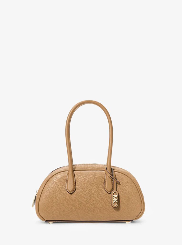 Lulu Small Pebbled Leather Satchel