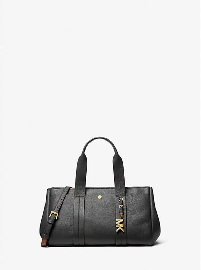 Romee Small Pebbled Leather Satchel