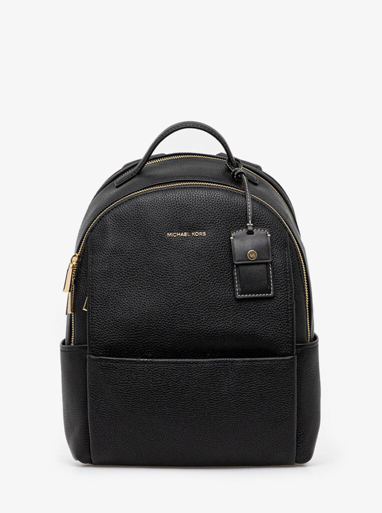 Sable Medium Pebbled Leather Backpack