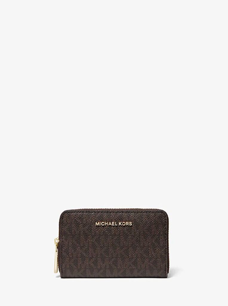 Small Logo and Leather Wallet