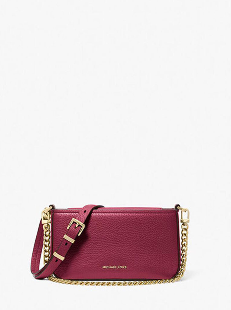 Bryant Small Pebbled Leather Convertible Pochette