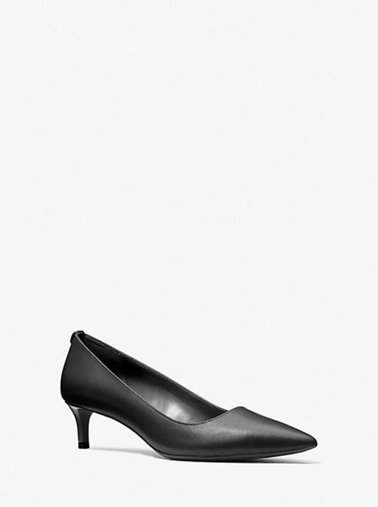 Alina Flex Leather Kitten Pump
