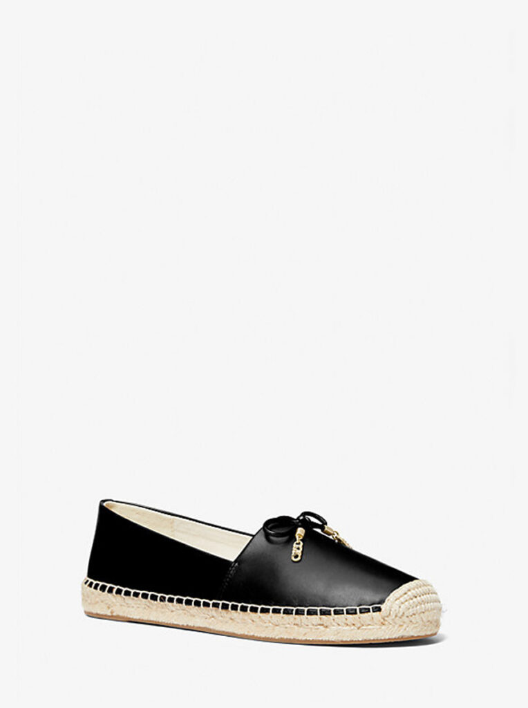 Nori Leather Slip-On Espadrille