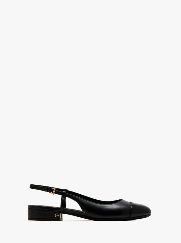 Perla Leather Slingback Flat
