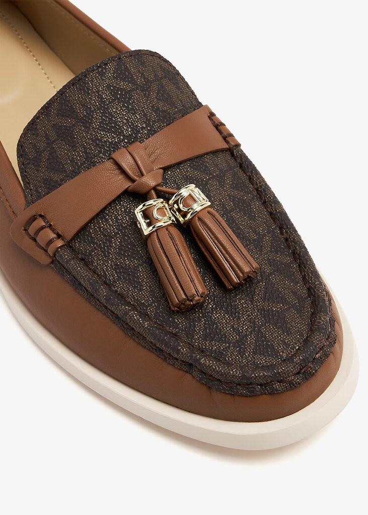 Kiernan Leather and Signature Logo Loafer