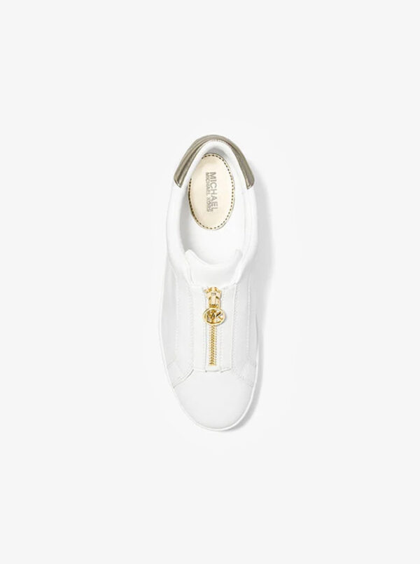 Keaton Leather and Signature Logo Sneaker - Image 3