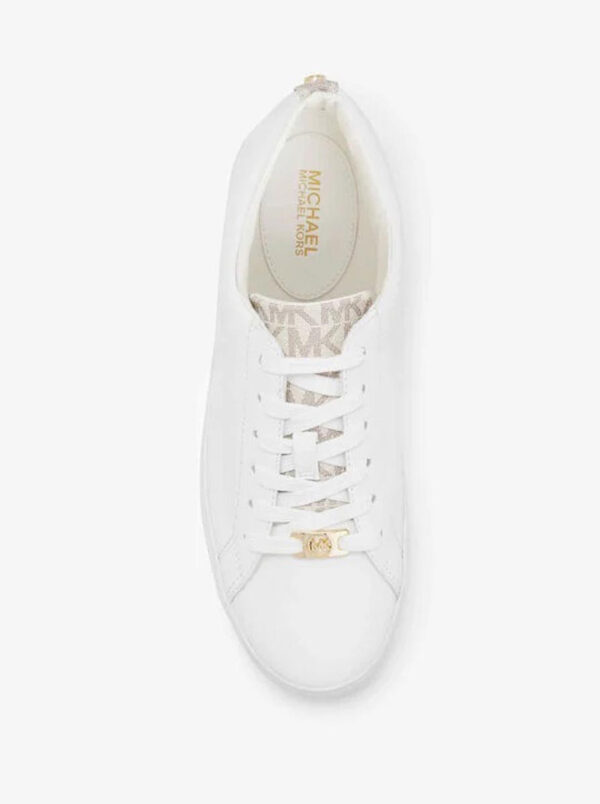 Keaton Leather and Signature Logo Sneaker - Image 3